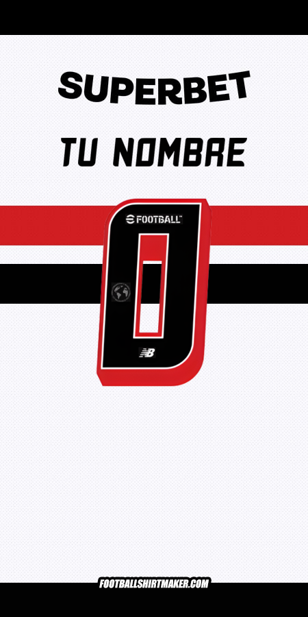 Camiseta Sao Paulo FC 2025 -  tu nombre - 0