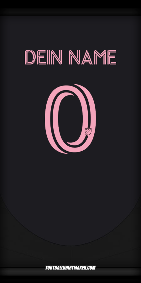 Trikot Inter Miami 2025 II -  dein name - 0