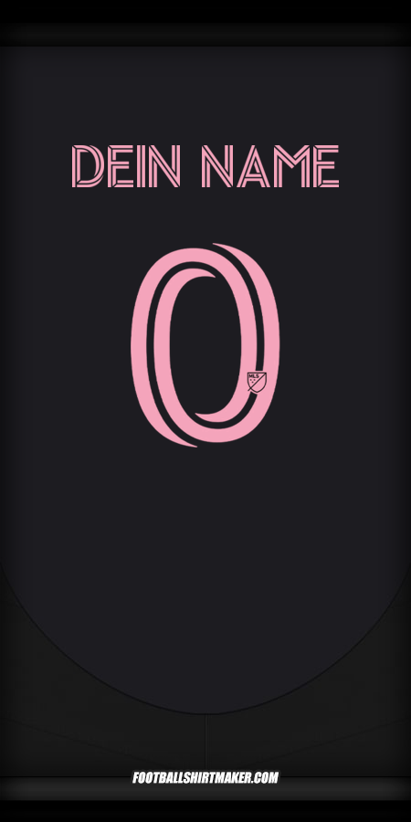 Trikot Inter Miami 2025 II -  dein name - 0