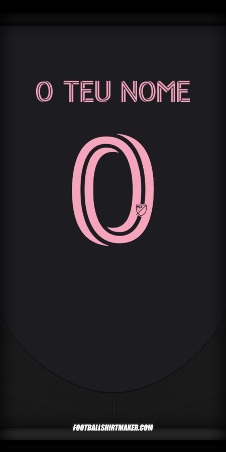 Camisola Inter Miami 2025 II -  o teu nome - 0