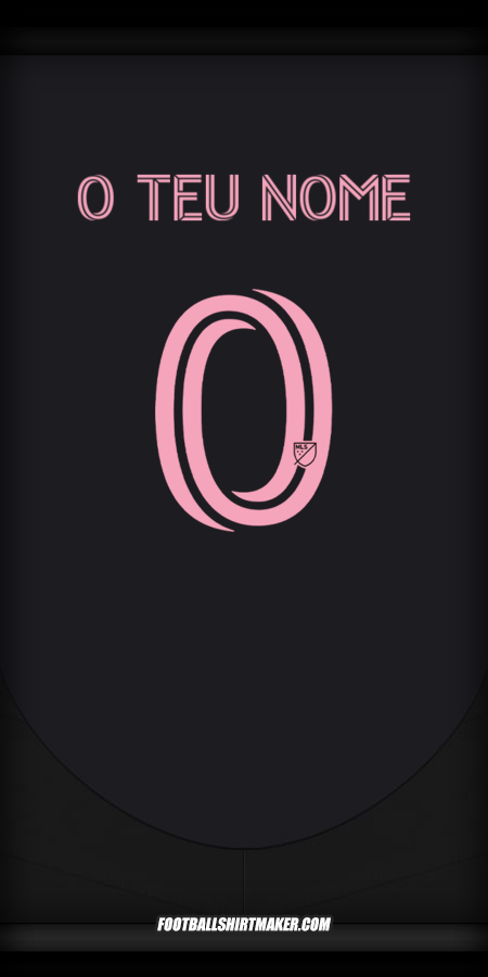 Camisola Inter Miami 2025 II -  o teu nome - 0