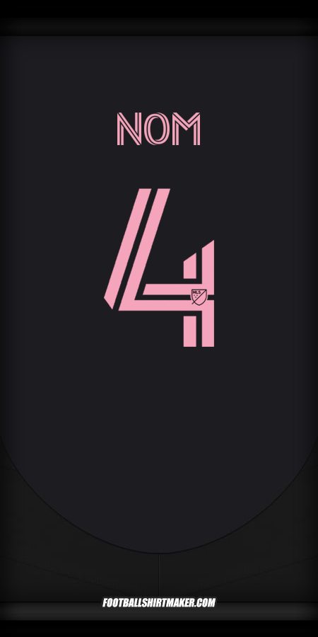 Maillot Inter Miami 2025 Extérieur -  nom - 4