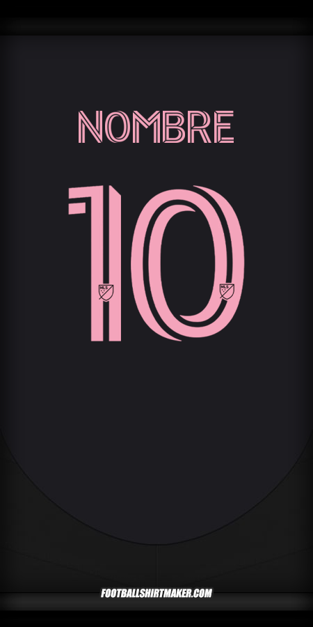 Camiseta Inter Miami 2025 Visita -  nombre - 10