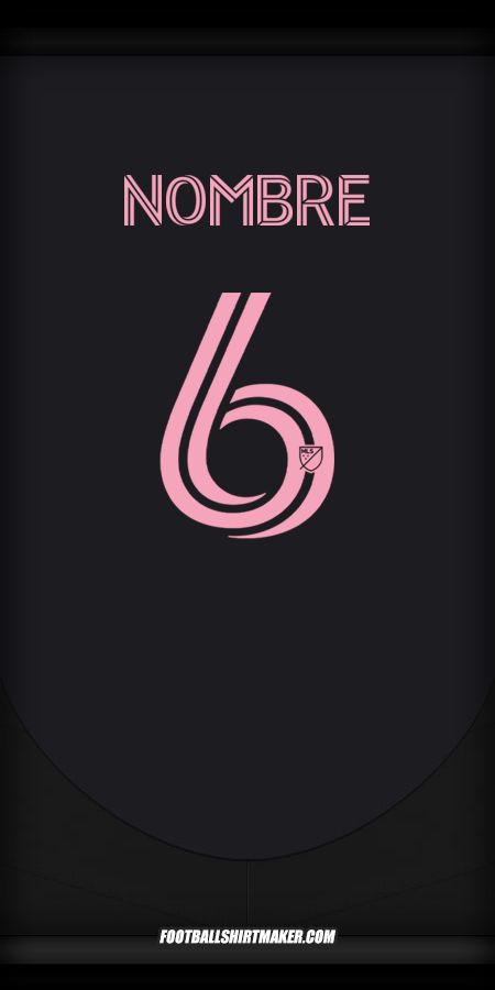 Jersey Inter Miami 2025 Visita -  nombre - 6