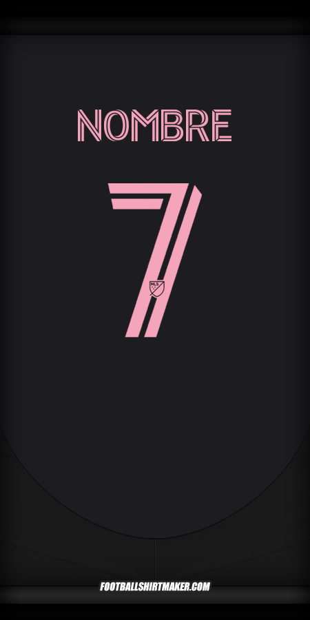 Jersey Inter Miami 2025 Visita -  nombre - 7