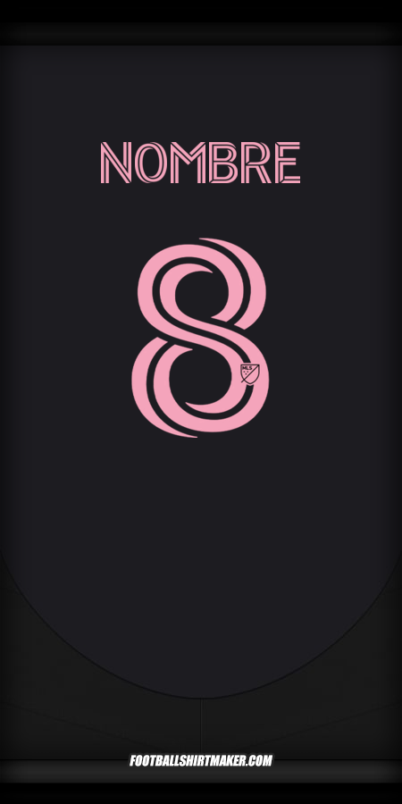 Jersey Inter Miami 2025 Visita -  nombre - 8