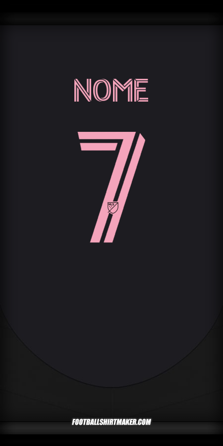Camisa Inter Miami 2025 Alternativa -  nome - 7