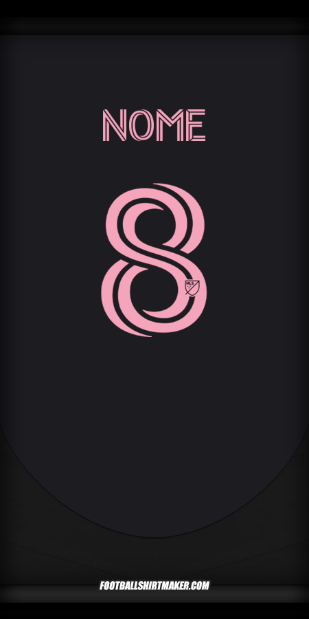 Camisola Inter Miami 2025 Alternativa -  nome - 8