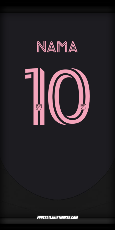 Jersey Inter Miami 2025 Alternatif -  nama - 10