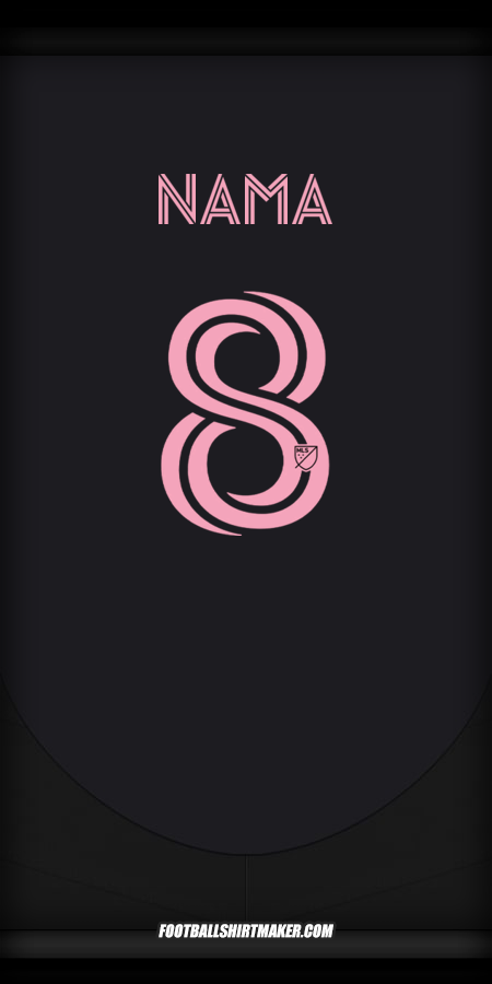 Jersey Inter Miami 2025 Alternatif -  nama - 8