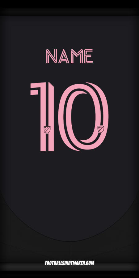 Shirt Inter Miami 2025 Away -  name - 10
