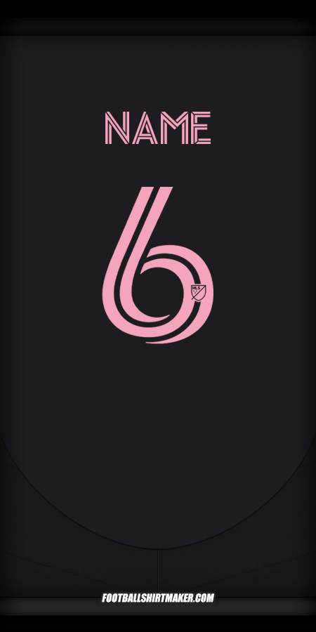 Shirt Inter Miami 2025 Away -  name - 6