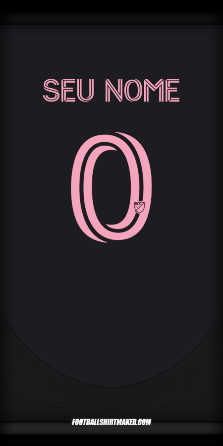 Camisa Inter Miami 2025 II -  seu nome - 0