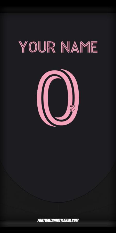Jersey Inter Miami 2025 II -  your name - 0