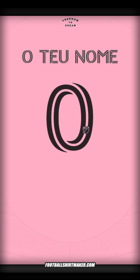 Camisola Inter Miami 2025 -  o teu nome - 0