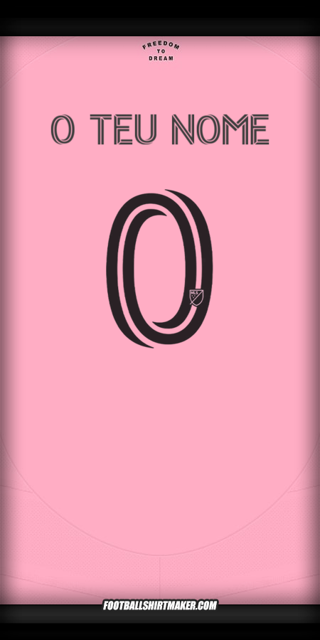 Camisola Inter Miami 2025 -  o teu nome - 0