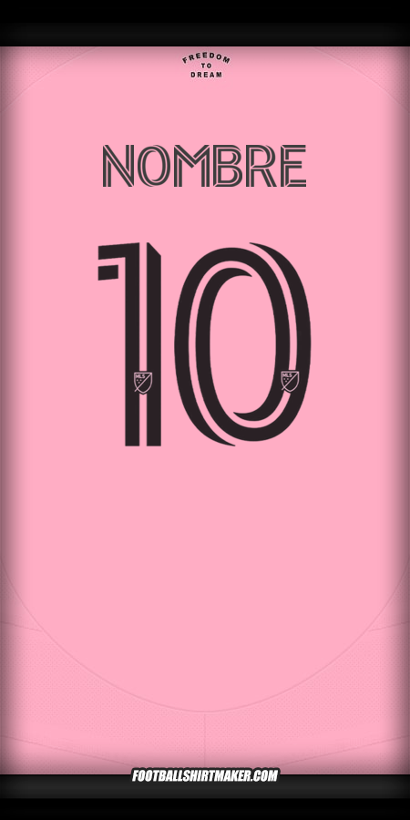 Jersey Inter Miami 2025 -  nombre - 10