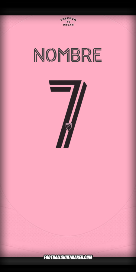 Jersey Inter Miami 2025 -  nombre - 7