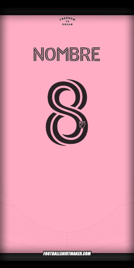 Jersey Inter Miami 2025 -  nombre - 8