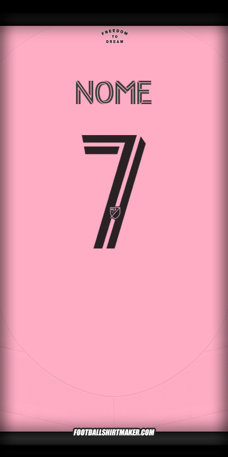 Camisa Inter Miami 2025 -  nome - 7