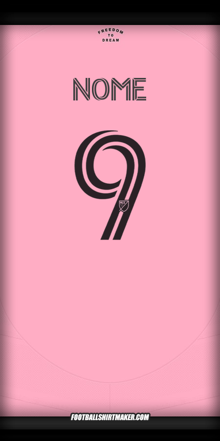 Camisa Inter Miami 2025 -  nome - 9