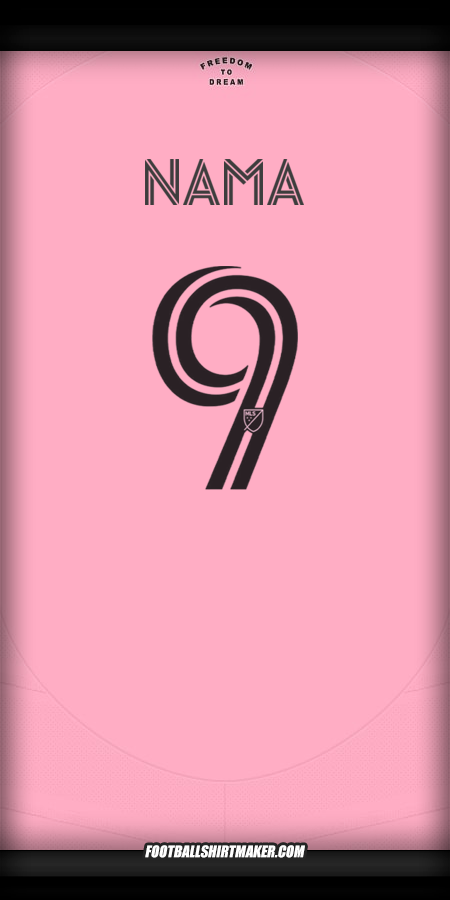 Jersey Inter Miami 2025 -  nama - 9