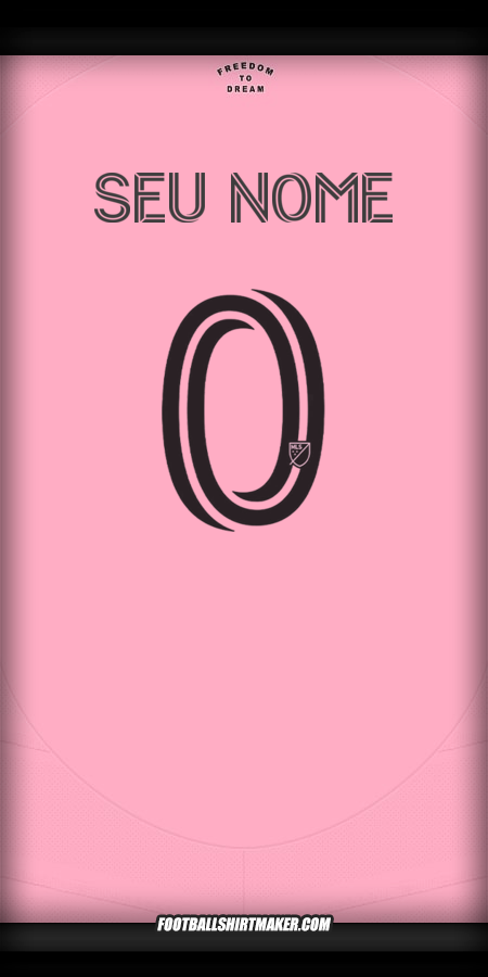 Camisa Inter Miami 2025 -  seu nome - 0