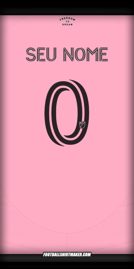 Camisa Inter Miami 2025 -  seu nome - 0