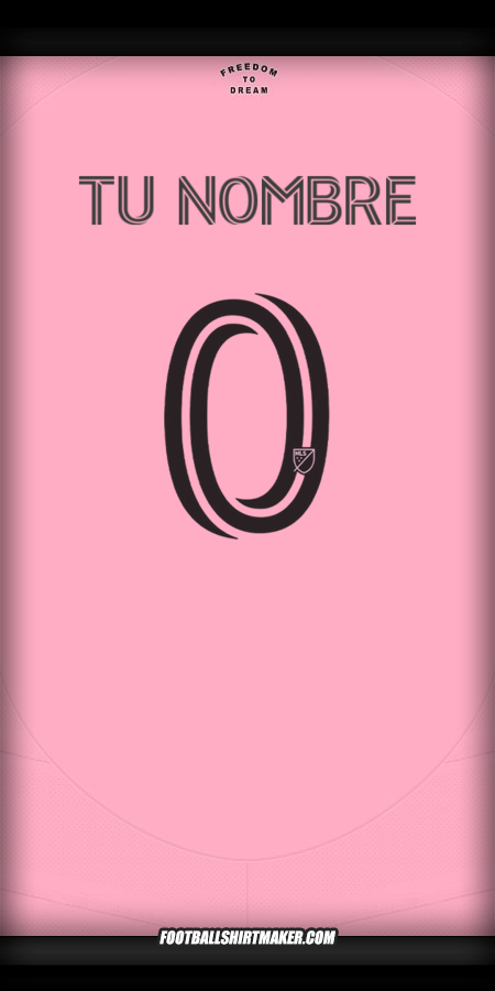 Jersey Inter Miami 2025 -  tu nombre - 0