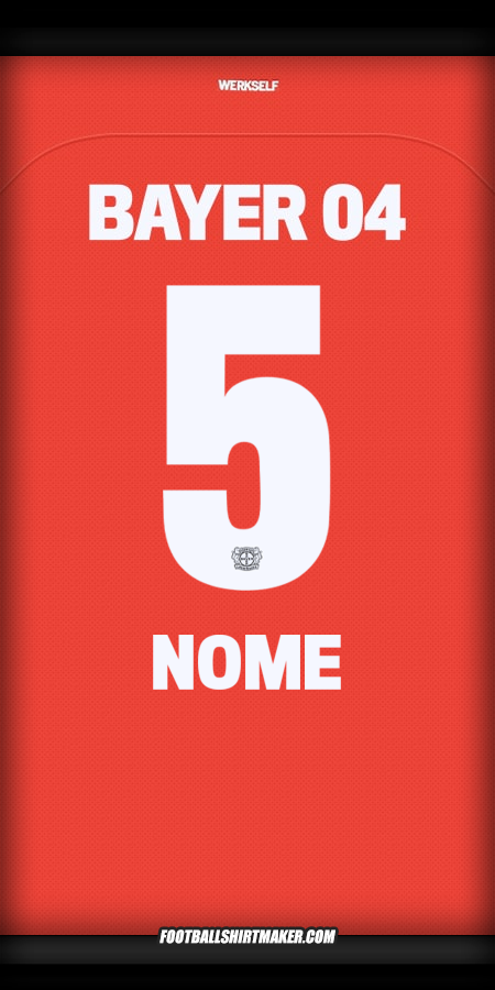 Camisa Bayer 04 Leverkusen 2024/2025 -  nome - 5