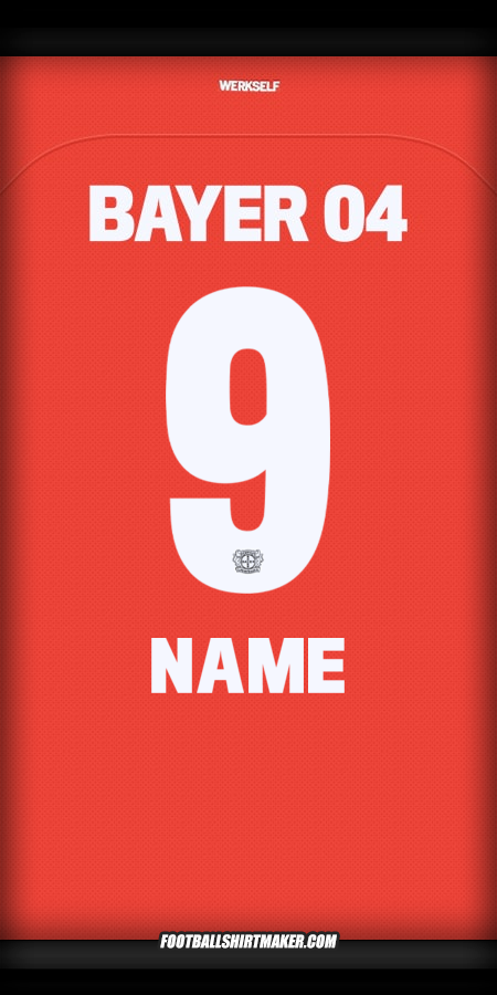 Jersey Bayer 04 Leverkusen 2024/2025 -  name - 9