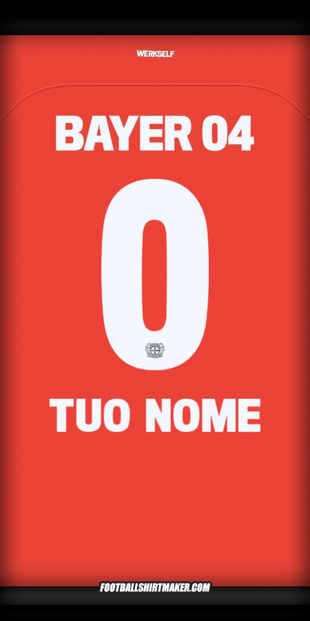 Maglia Bayer 04 Leverkusen 2024/2025 -  tuo nome - 0