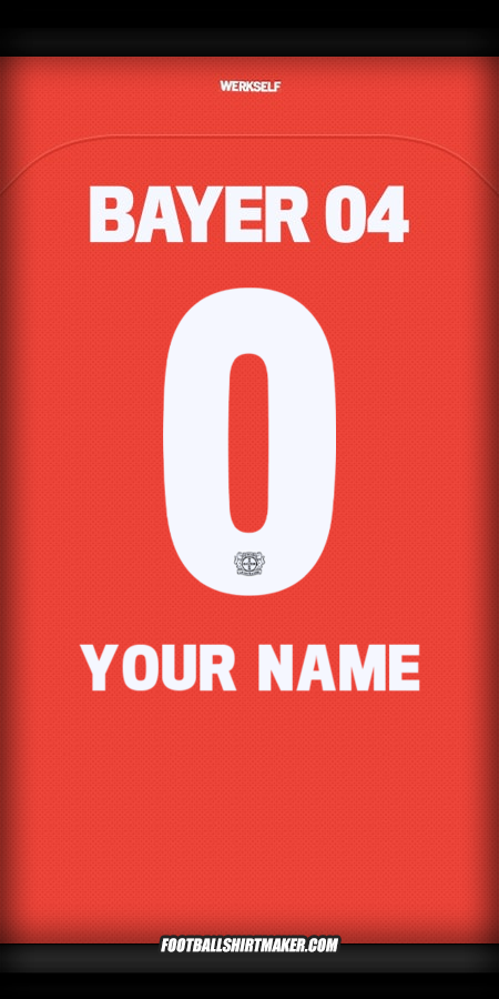 Shirt Bayer 04 Leverkusen 2024/2025 -  your name - 0