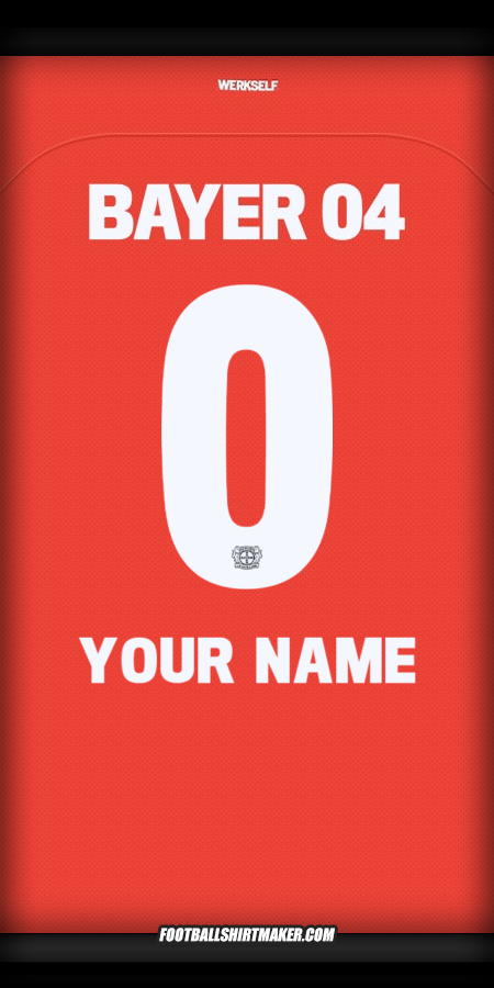 Jersey Bayer 04 Leverkusen 2024/2025 -  your name - 0