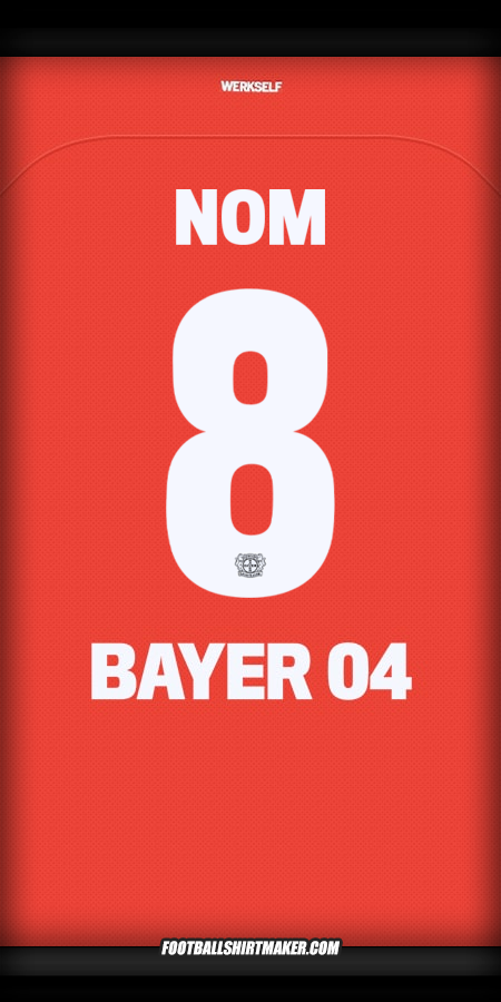 Maillot Bayer 04 Leverkusen Cup 2024/2025 -  nom - 8