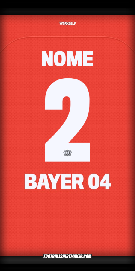 Camisa Bayer 04 Leverkusen Cup 2024/2025 -  nome - 2