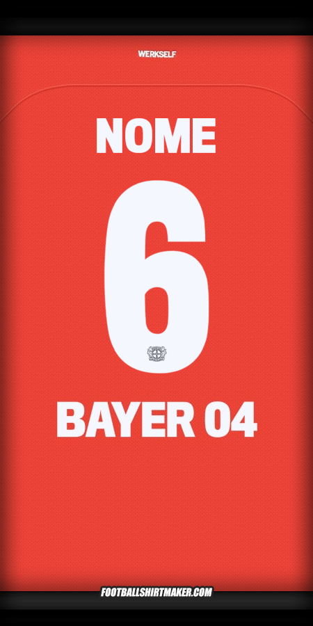Camisa Bayer 04 Leverkusen Cup 2024/2025 -  nome - 6