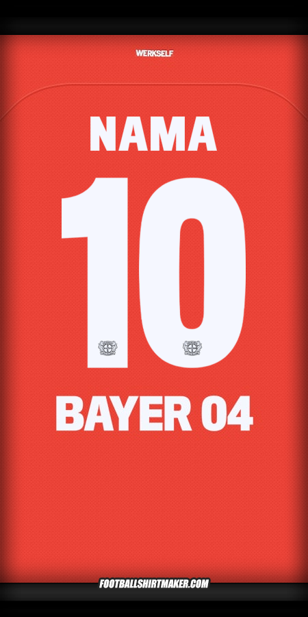 Jersey Bayer 04 Leverkusen Cup 2024/2025 -  nama - 10