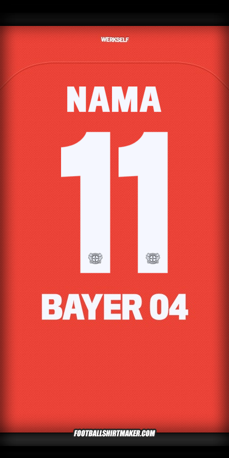 Jersey Bayer 04 Leverkusen Cup 2024/2025 -  nama - 11