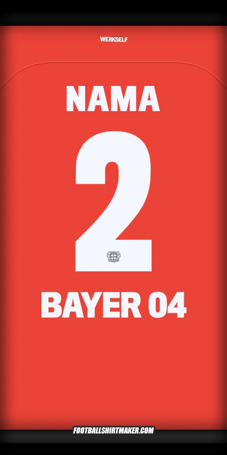 Jersey Bayer 04 Leverkusen Cup 2024/2025 -  nama - 2