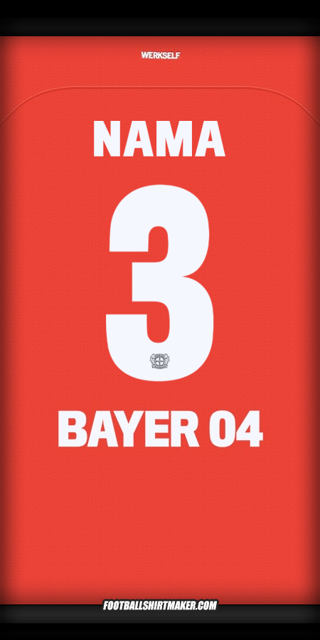 Jersey Bayer 04 Leverkusen Cup 2024/2025 -  nama - 3