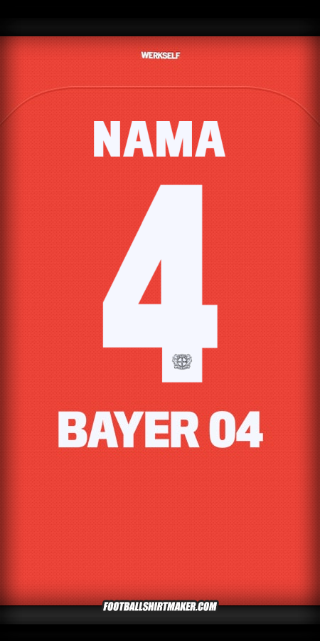 Jersey Bayer 04 Leverkusen Cup 2024/2025 -  nama - 4
