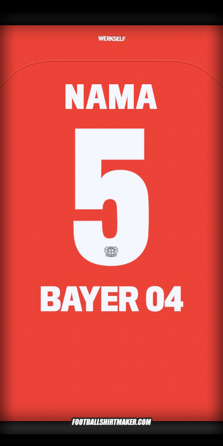 Jersey Bayer 04 Leverkusen Cup 2024/2025 -  nama - 5