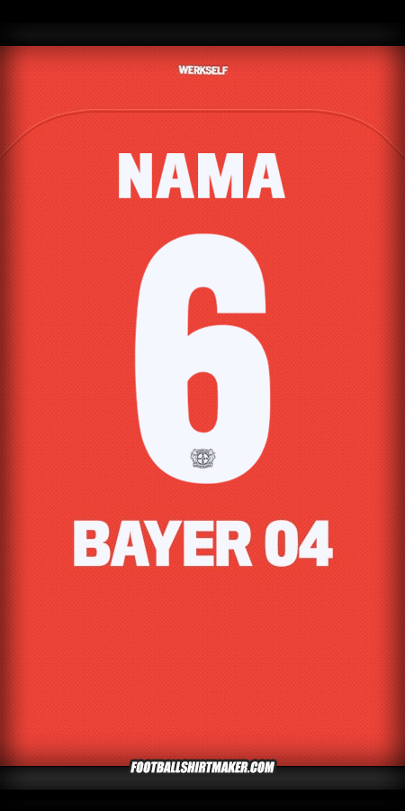 Jersey Bayer 04 Leverkusen Cup 2024/2025 -  nama - 6