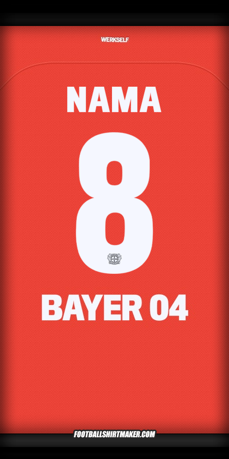 Jersey Bayer 04 Leverkusen Cup 2024/2025 -  nama - 8