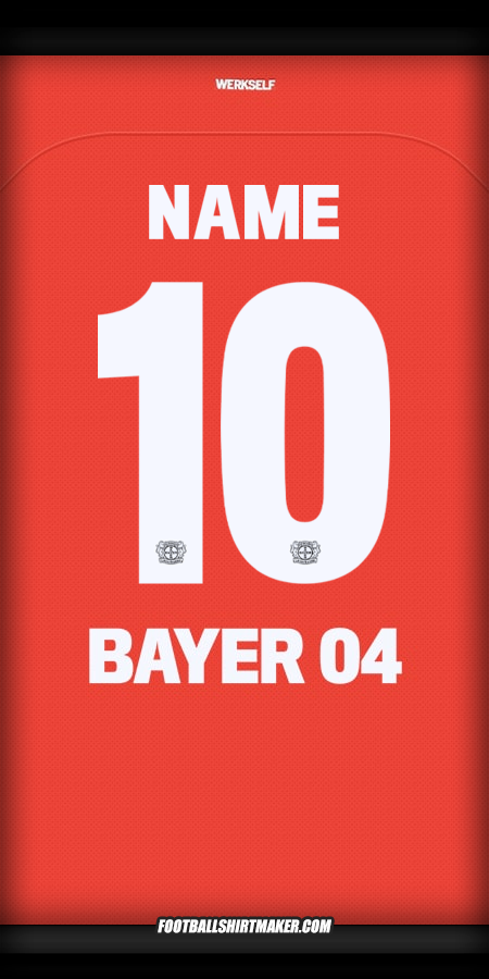 Jersey Bayer 04 Leverkusen Cup 2024/2025 -  name - 10