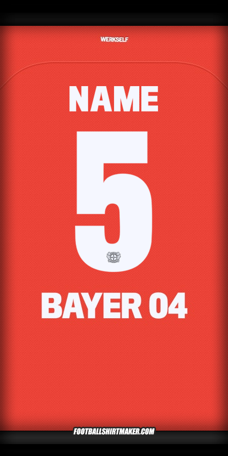 Trikot Bayer 04 Leverkusen Cup 2024/2025 -  name - 5
