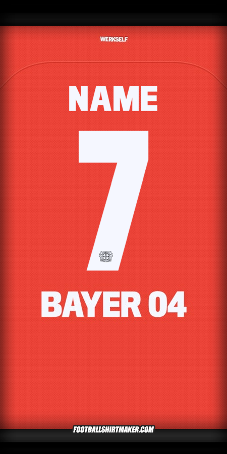 Trikot Bayer 04 Leverkusen Cup 2024/2025 -  name - 7