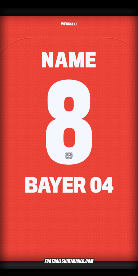 Shirt Bayer 04 Leverkusen Cup 2024/2025 -  name - 8