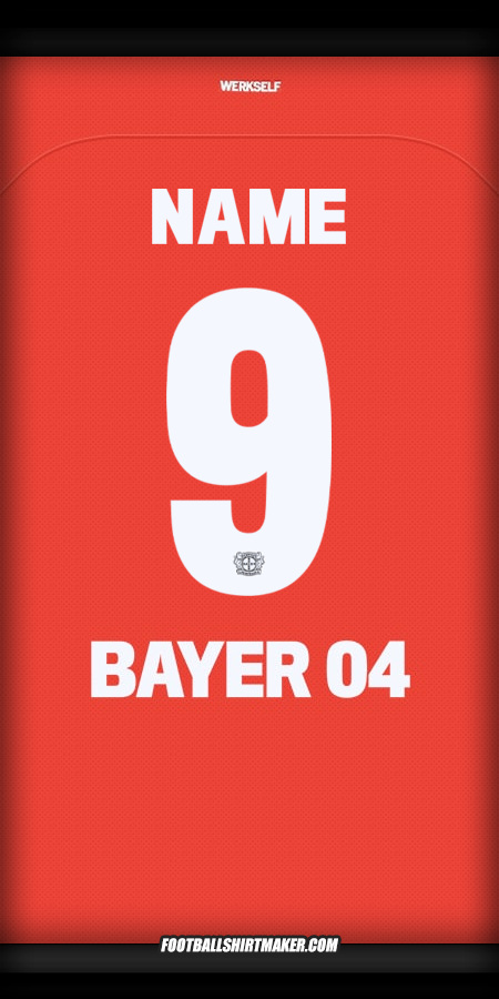 Trikot Bayer 04 Leverkusen Cup 2024/2025 -  name - 9